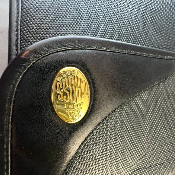 👜 Mark Cross Black Herringbone Crossbody Bag - Picture 8 of 13